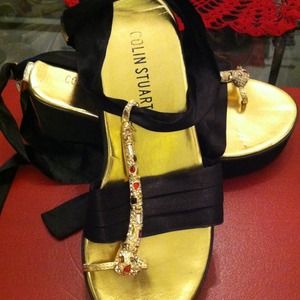 Colin Stuart strap sandals "wedge/ very light shoe