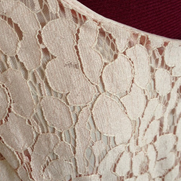 Peach Lace Dress - Picture 4 of 4