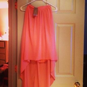 coral Francesca's 2013 spring collection skirt