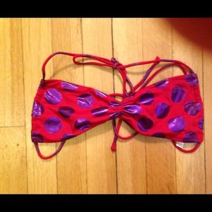 Polka Dot Bikini Top