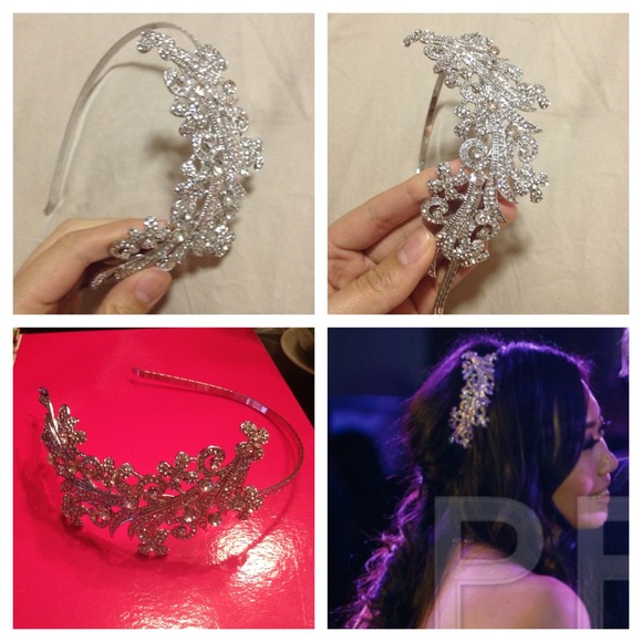 Wedding hairpiece bando