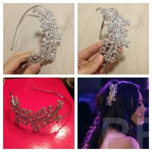Wedding hairpiece bando