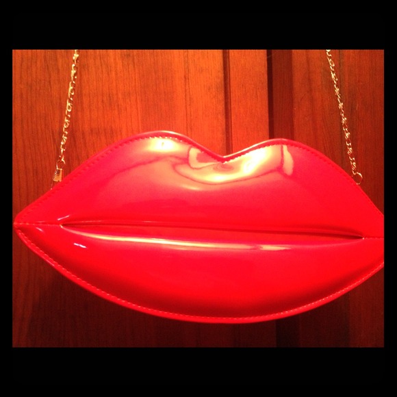 A Red Lip Inspired Clutch