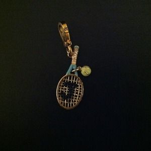 Authentic Juicy Couture Tennis Racket Charm