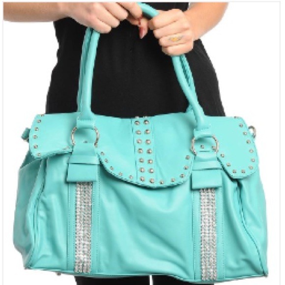 Handbags - Large mint green bag