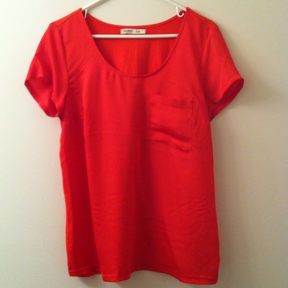 Red Old Navy top!