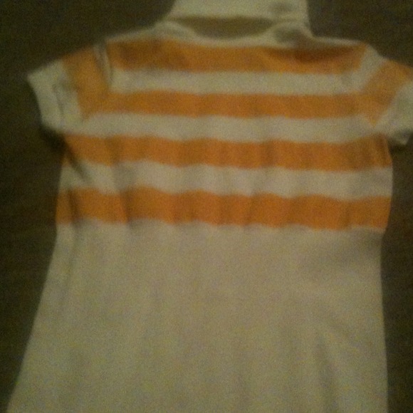 Striped turtleneck shirt