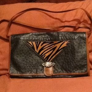 Yigal leather New York handbag