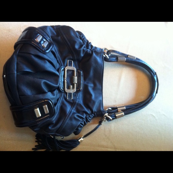 GUESS black large purse