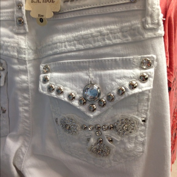 NEW LA Idol White Bootcut Jean Choose size