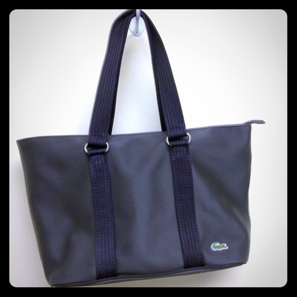 SOLD Authentic Lacoste black bag