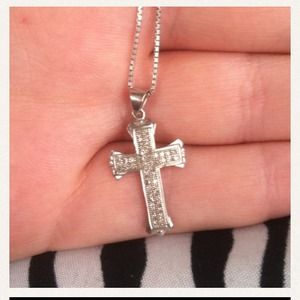 Diamond cross necklace ON HOLD TILL 11th