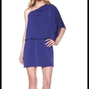NWT!! Beautiful navy one shoulder dress