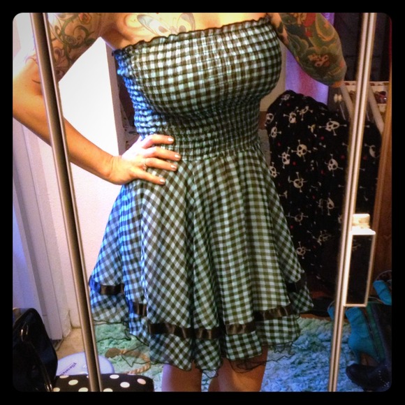 🚀Bundled/sold!!🚀Gorgeous blue gingham dress