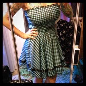 🚀Bundled/sold!!🚀Gorgeous blue gingham dress