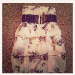 TRADED BUNDLE! Dress & floral scarf!