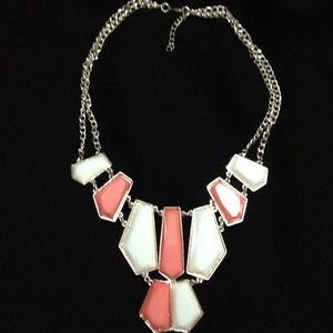 Cute statement coral necklace.