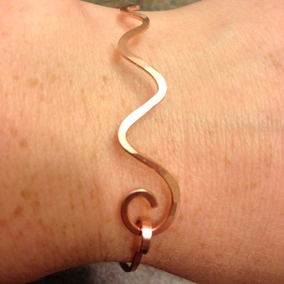 Copper river bracelet hammered , hand made - Picture 1 of 1