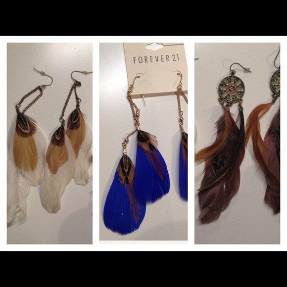 Great Bundle* Offer - feathered earrings