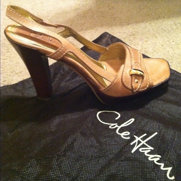 Cole Haan sling back heels