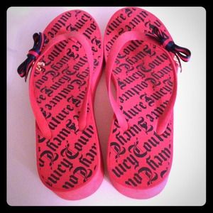 Juicy Couture flip flops