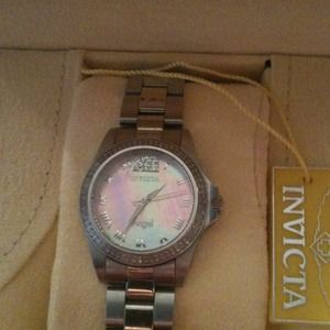 INVICTA Angel Elegant Quartz Diamond Accent  Watch