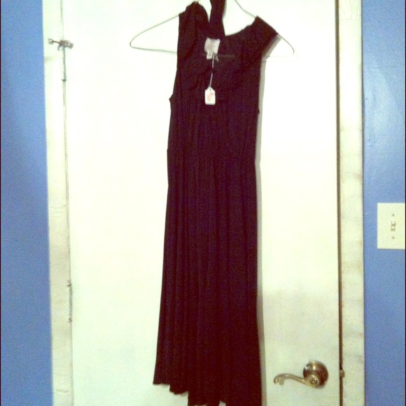 Suzi Chin for Maggy Boutique Black polyester dress