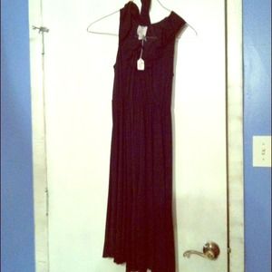 Suzi Chin for Maggy Boutique Black polyester dress