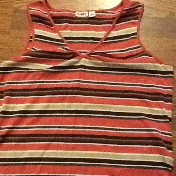 Cute striped tank top