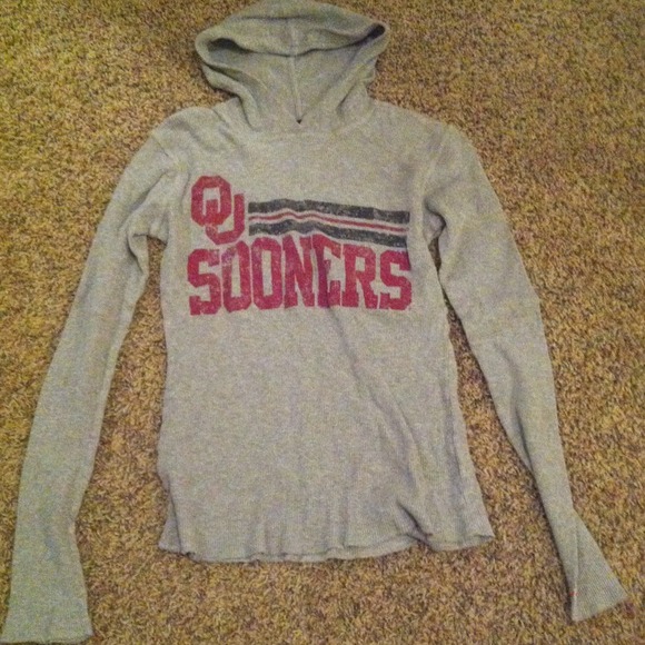 OU sooners thermal hoodie. - Picture 1 of 1