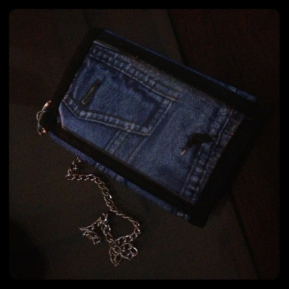 Jeans Velcro wallet