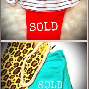 Bundle!! 2x Skinny Jeans (red & green)