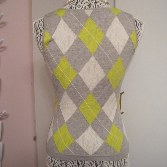 Express Special Ed. Argyle Italian Merino Wool ! - Picture 3 of 4