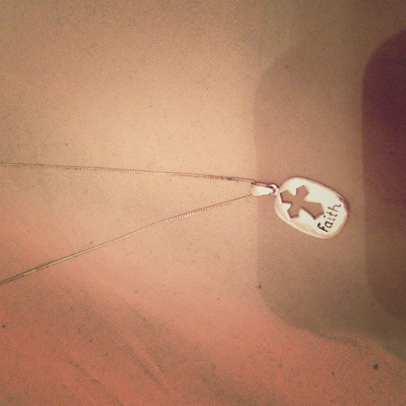 Faith cross necklace
