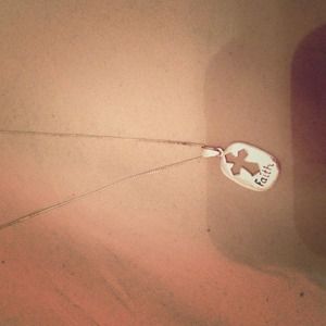Faith cross necklace