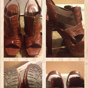 Jessica Simpson shoes sz 7 cognac