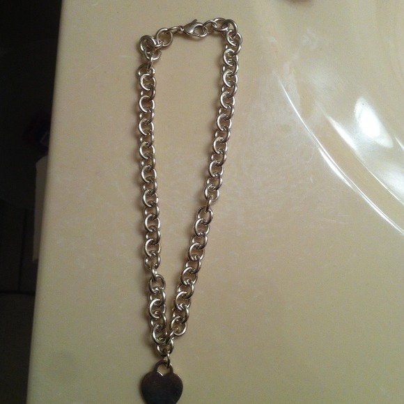 Heart pendant original Tiffany's choker - Picture 1 of 2
