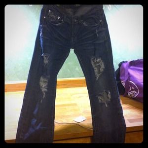 Distressed Jeans