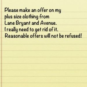 Plus size clothing!