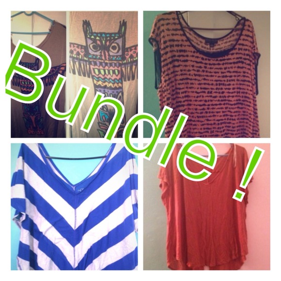 4 shirt bundle 💜
