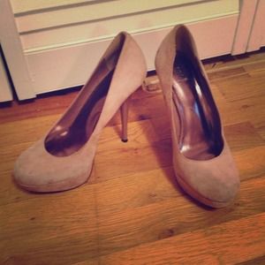 Suede heels