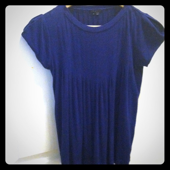 Purple authentic designer Theory blouse sz petite!