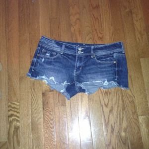 Denim shorts