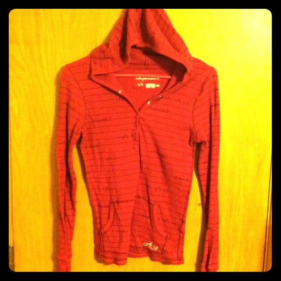Cute fitted thermal hoodie