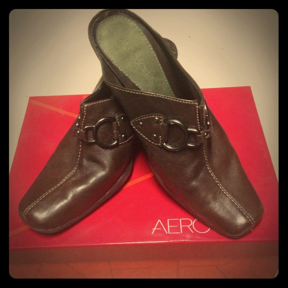 Genuine Leather, Coffee Brown slip on