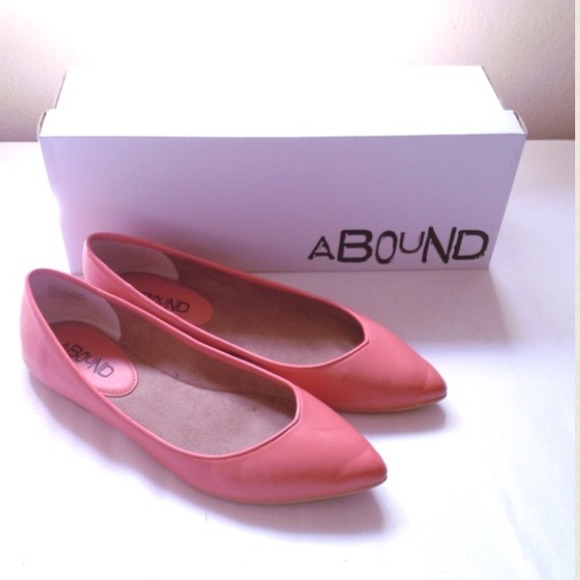 ✖️SOLD-eBay✖️ Coral buttery smooth pointed flats - Picture 3 of 4