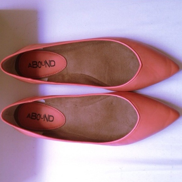 ✖️SOLD-eBay✖️ Coral buttery smooth pointed flats - Picture 4 of 4
