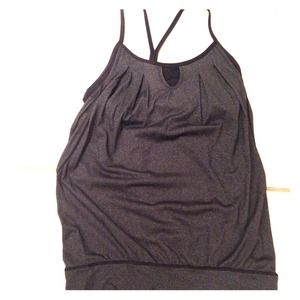 Lululemon tank, gray and black