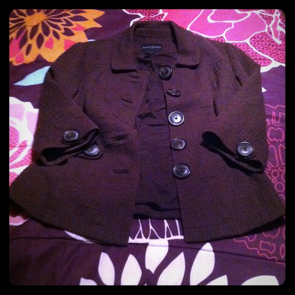 Dark brown cardigan