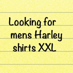 Looking for mens Harley shirt